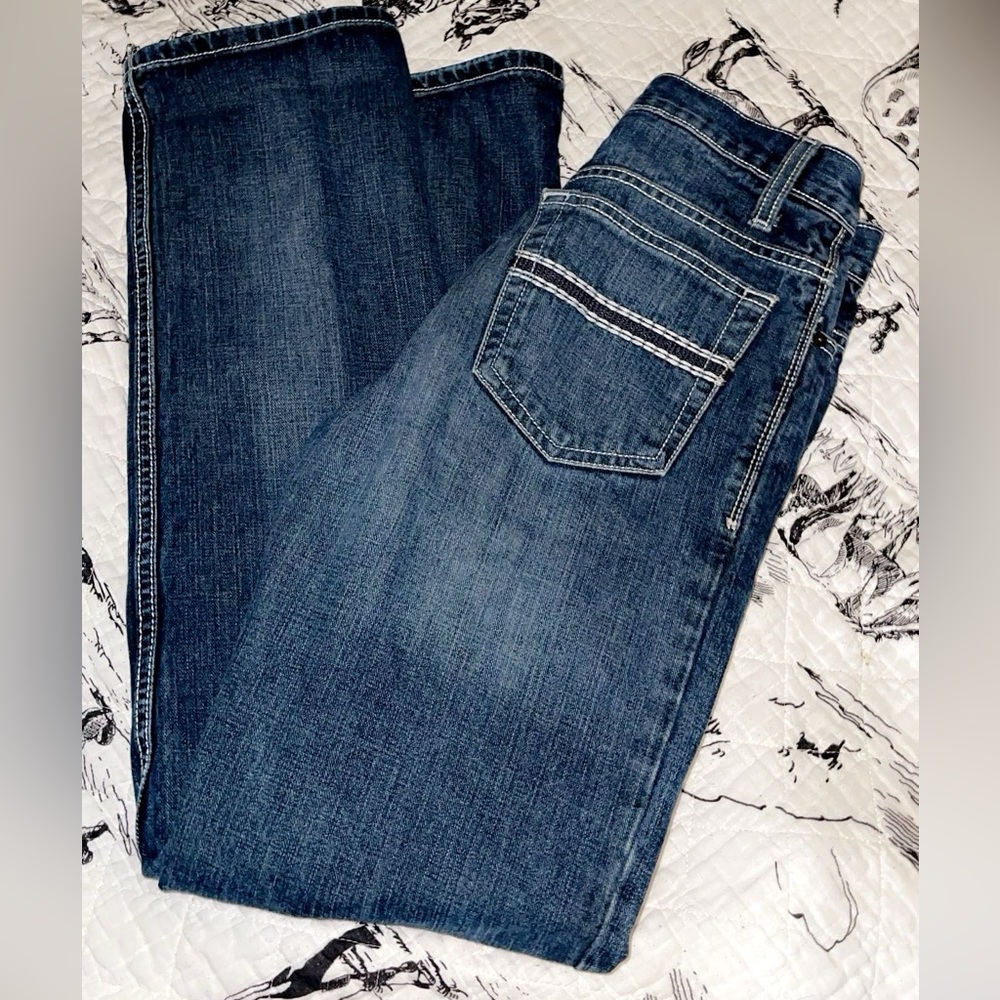 Cinch White Label Relaxed Medium Wash Western Jeans Mens 29x33 Blue